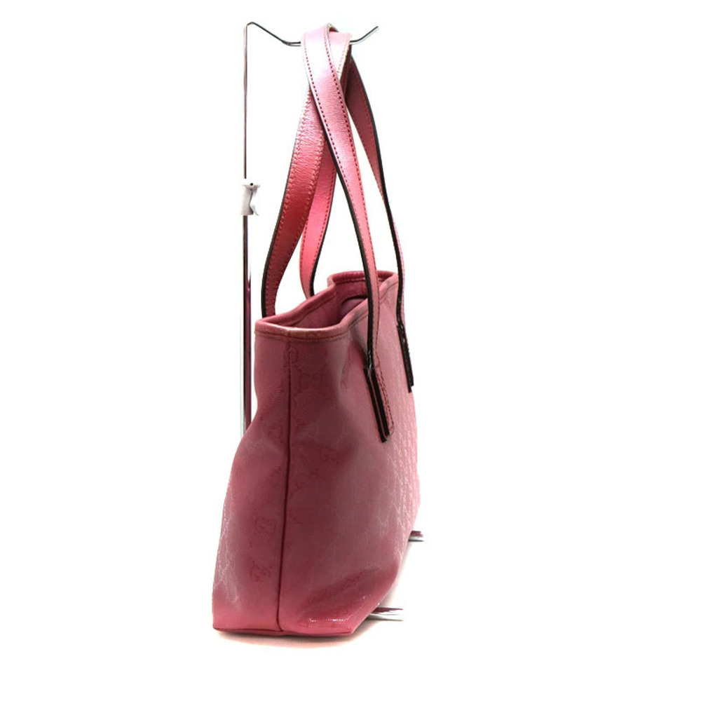 Gucci GG Imprime Joy Tote Bag pink canvas leather - Picture 3 of 8